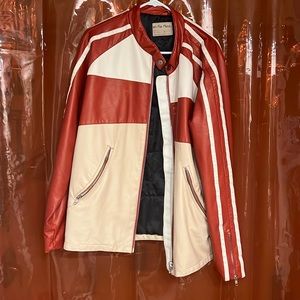 Vintage style moto jacket from free people